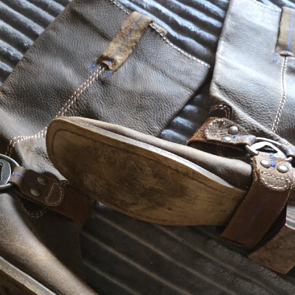 BED|STU Distressed Brown Heeled Boots In A Size 9* - Picture 5 of 11